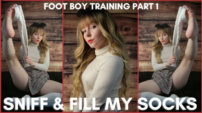 Poster for Clips4Sale Shop - Thetinyfeettreat - Foot Boy Training Part 1 - Sniff And Fill My Socks - Feetjoi, Footfetish, Socksmelling (Footjoi)