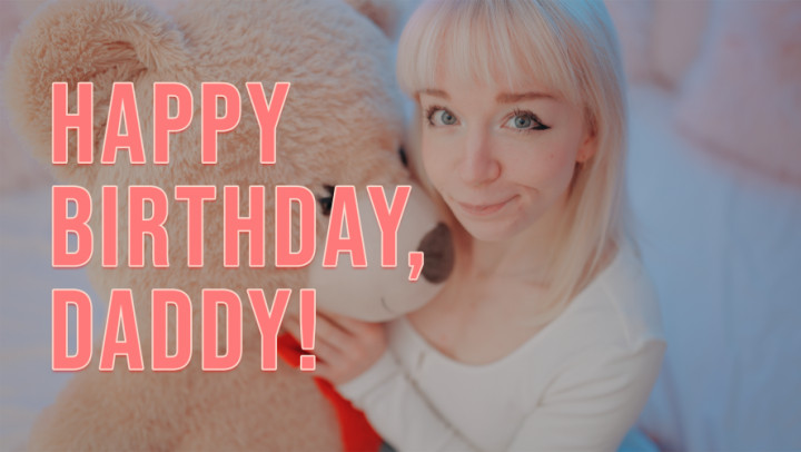 Poster for Manyvids Model - Dad'S Birthday Present - Jolie Lyon - Fantasy, Role Play, Family (Джоли Лион Фэнтези)