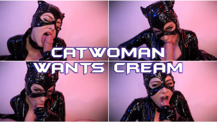 Poster for Ellie Idol - Catwoman Wants Cream - October 22, 2019 - Manyvids Girl - Pov, Cosplay (Элли Айдол)