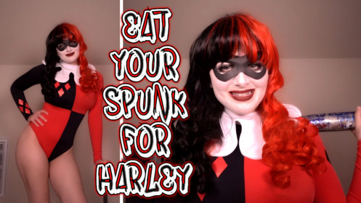 Poster for Eat Your Spunk For Harley - January 17, 2018 - Ellie Idol - Manyvids Model - Cosplay, Cum Eating Instruction (Элли Айдол Косплей)