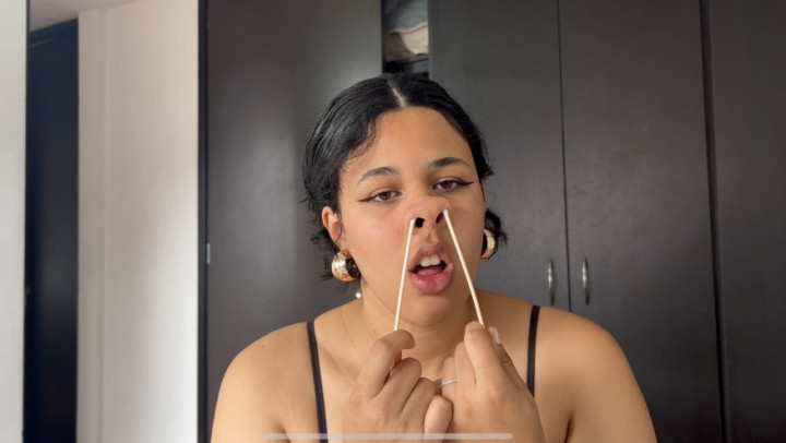 Poster for Manyvids Star - Colombianbigass - Standard V The Total Nose Worship The Movie Part 1 - July 14, 2023 - Nose Flute, Sneezing, Nose Blowing (Сморкание)