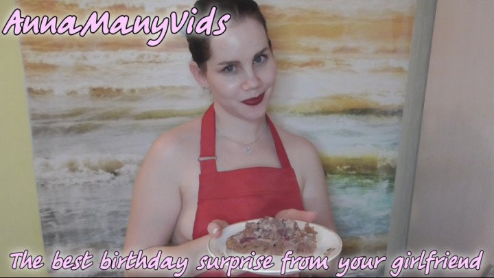 Poster for Annamanyvids Best Birthday Surprise From Your Girl - Annamanyvids - Manyvids Star - Blowjob, Orgasms, Creampie (Минет)