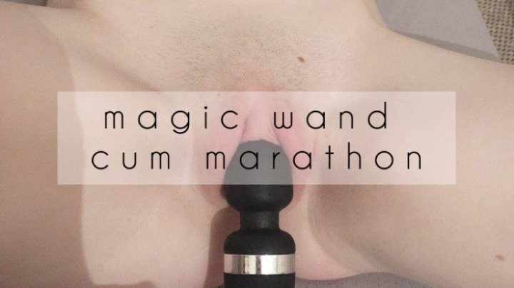 Poster for Alliexrobin Magic Wand Cum Marathon - Alliexrobin - Manyvids Model - 18