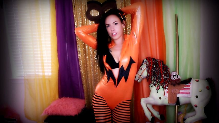 Poster for Kendallolsen - Manyvids Girl - All Treats No Tricks - October 11, 2019 - Masturbation Encouragement, Sensual Domination, Joi Games (Поощрение Мастурбации)