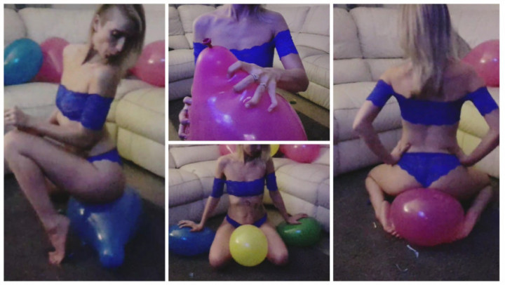 Poster for Lexi Snow - Brat Pops Sisters Birthday Balloons - Manyvids Girl - Blonde, Bratgirls (Лекси Сноу Блондинка)