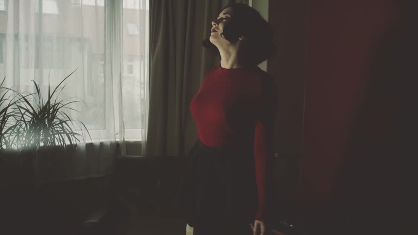 Poster for Manyvids Star - Audrey Horne Twin Peaks Cosplay - Evaray - Strip Tease, Cosplay (Эварай Косплей)