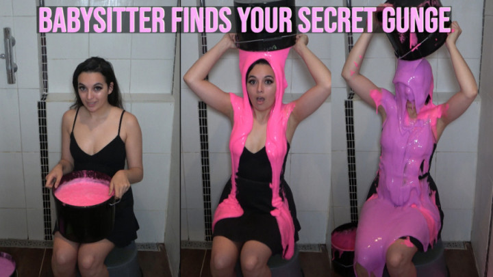 Poster for Babysitter Finds Your Secret Gunge - Manyvids Star - Summer Fox - Sploshing, Wet & Messy, Home Video (Летняя Лиса Брызги)