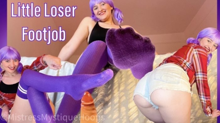 Poster for Clips4Sale Creator - Mistressmystique - Little Loser Footjob - Bratgirls, Femdompov