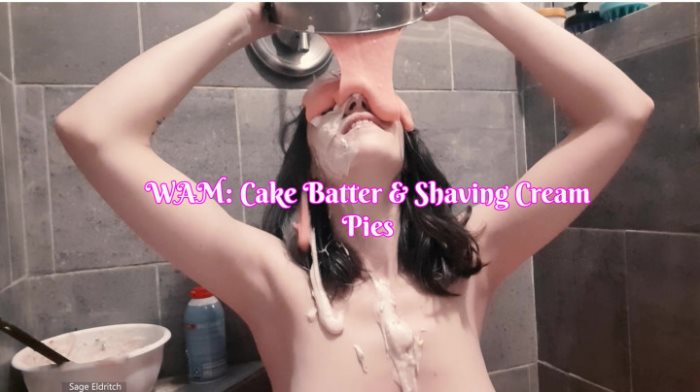 Poster for Cake Batter And Pies To The Face - Clips4Sale Girl - Sage Eldritch - Sfw, Foodsploshing, Sploshing (Мудрец Элдрич Продукты Питания)