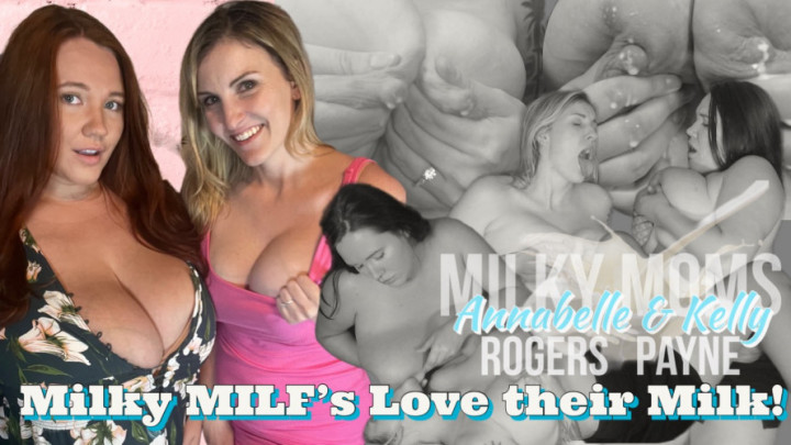 Poster for Manyvids Girl - Annabelle Rogers - Milky Milfs Love Their Milk - Jun 15, 2023 - Girl Girl, Tit Sucking / Nipple Fetish, Lactating (Аннабель Роджерс Кормящая)