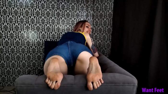 Poster for Wantfeet - Clips4Sale Production - Seductive Soles And Booty - Soles, Toe Fetish (Фетиш Пальцев Ног)