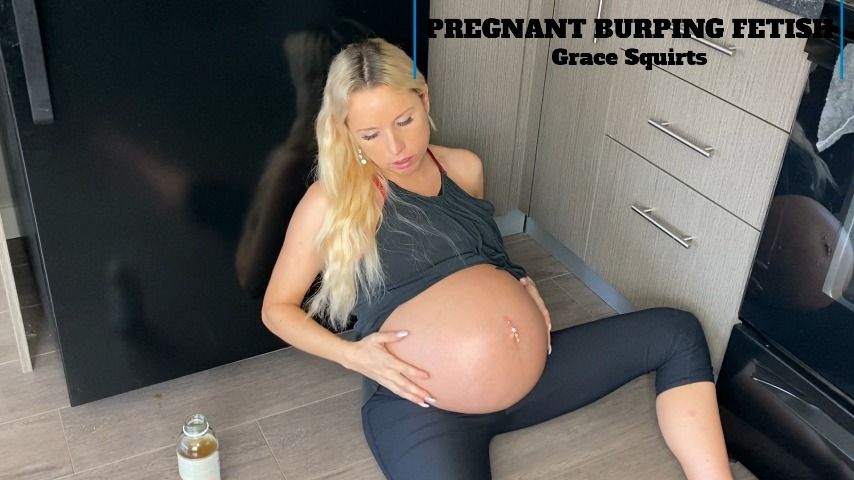 Poster for Manyvids Girl - Pregnant Burping Fetish - April 09, 2020 - Taboo Girl - Bloated Belly, Milf (Девушка-Табу Вздутый Живот)