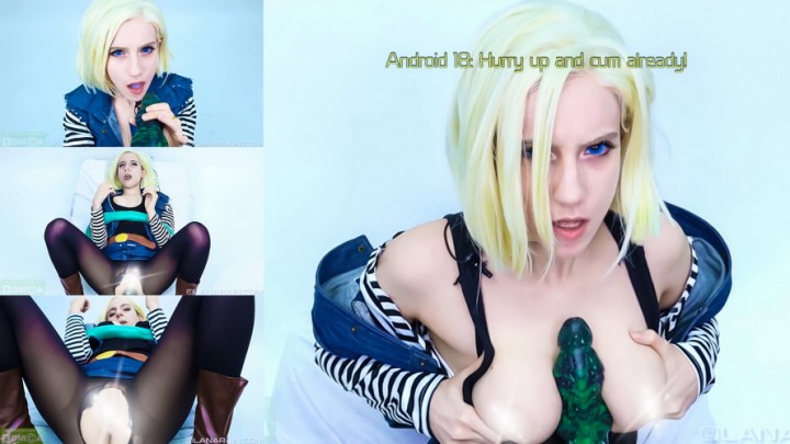 Poster for Manyvids Girl - Lana Rain - Lana Rain Android 18 Versus The Perfect Warrior - Anime, Titjobs, Cosplay (Лана Рейн Титры)