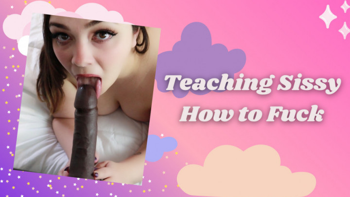 Poster for Teaching Sissy How To Fuck - June 09, 2021 - Xgwen Ivy - Manyvids Girl - Dildo Sucking, Femdom Pov (Гвен Айви Сосание Фаллоимитатора)