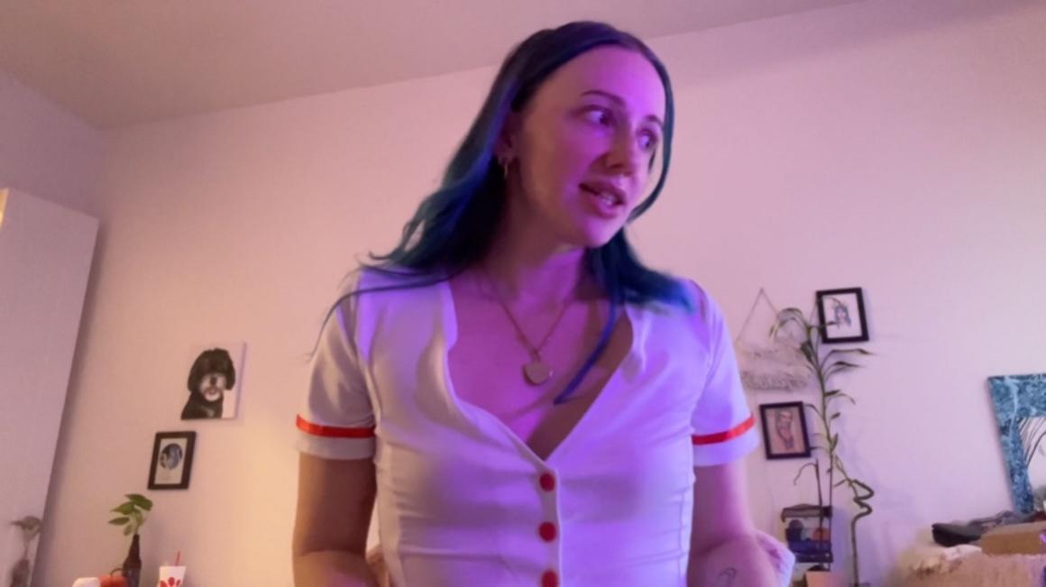 Poster for Manyvids Model - Mean Nurse - Goddesskenzie - Sph, Financial Domination (Богинякензи)