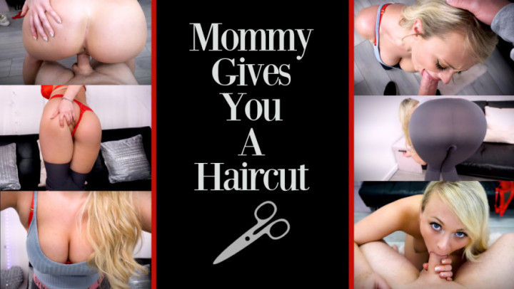 Poster for Mommy Gives You A Haircut. B/G - Peachyskye - Manyvids Star - Mommy Roleplay, Cum In Mouth, Boy Girl (Мальчик Девочка)