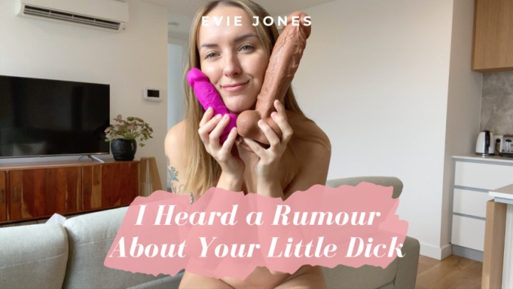 Poster for Manyvids Girl - Evie Jones - Evie Jones 4K I Heard About Your Little Dick - Small Tits, Humiliation (Иви Джонс Маленькие Сиськи)