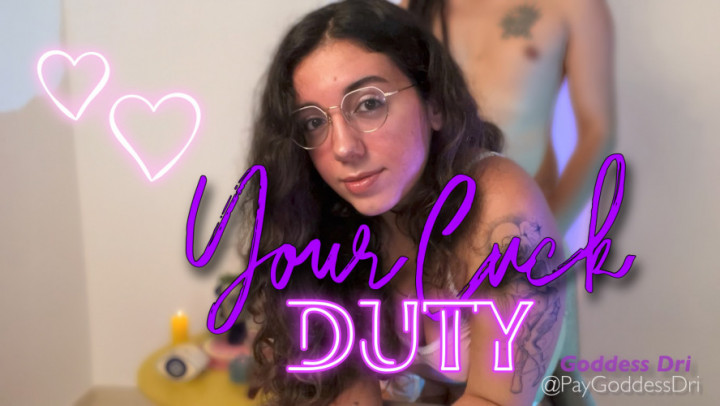 Poster for Manyvids Star - Goddessdri - Your Cuck Duty - Goddess Worship, Sensual Domination, Face Fetish (Чувственное Доминирование)