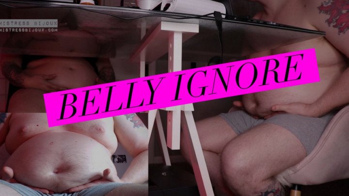 Poster for Mistressbijoux - Mistressbijoux Belly Ignore - Manyvids Girl - Belly Drops, Chubby, Gaining Weight (Набор Веса)