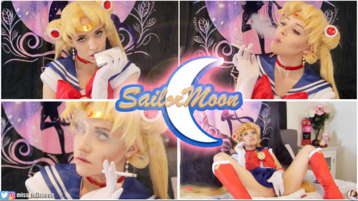 Poster for Sailor Moon Gloved Smoking Orgasm - Manyvids Girl - Missmilarose - Fetish, Cosplay (Фетиш)