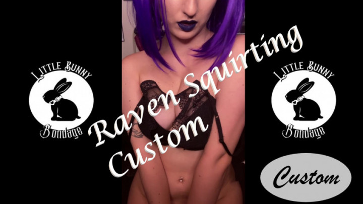 Poster for Raven Squirting Custom - Oct 2, 2021 - Manyvids Model - Littlebunnyb - Squirt, Superheroines, Cosplaying (Спринцовка)