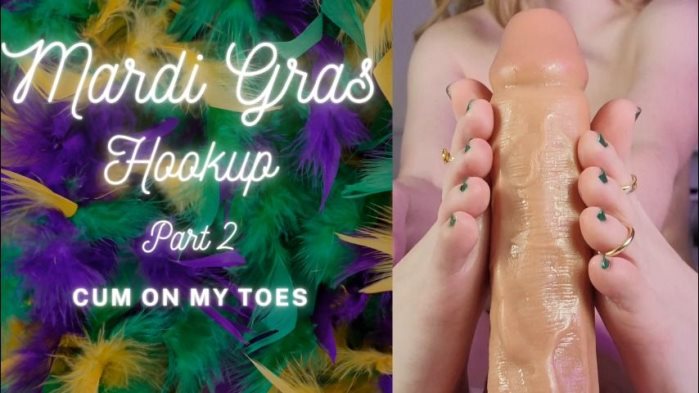 Poster for Thetinyfeettreat - Clips4Sale Star - Mardi Gras Hookup Part 2: Cum On My Toes - Dildos, Footjobs, Footfetish (Футфетиш)