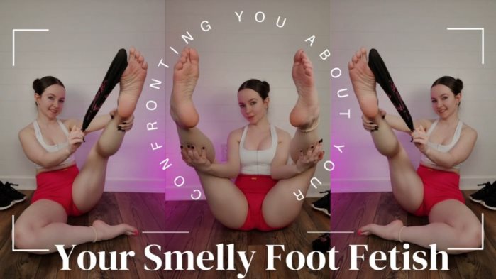 Poster for Clips4Sale Model - Thetinyfeettreat - Confronting You About Your Smelly Foot Fetish - Bratty, Smellysocks, Fingering (Грубиянка)