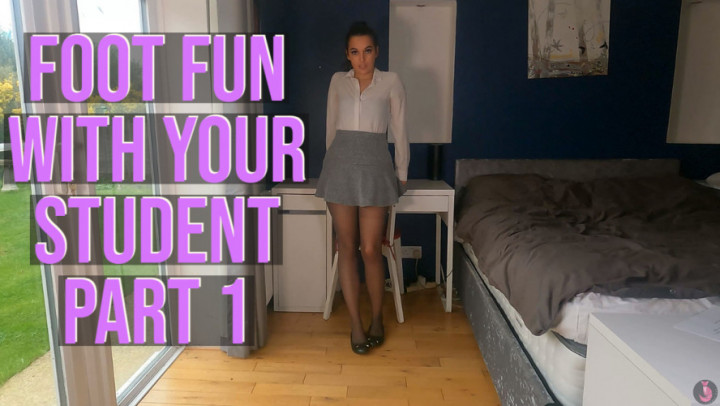 Poster for Foot Fun With Your Student Part 1 - Summer Fox - Manyvids Star - Foot Fetish, Dildo Sucking (Летняя Лиса Сосание Фаллоимитатора)