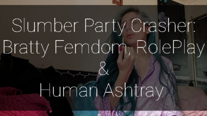 Poster for Freya Reign - Slumberparty Crasher Gets Used - Manyvids Girl - Sfw, Smoking (Фрея Рейн Курение)