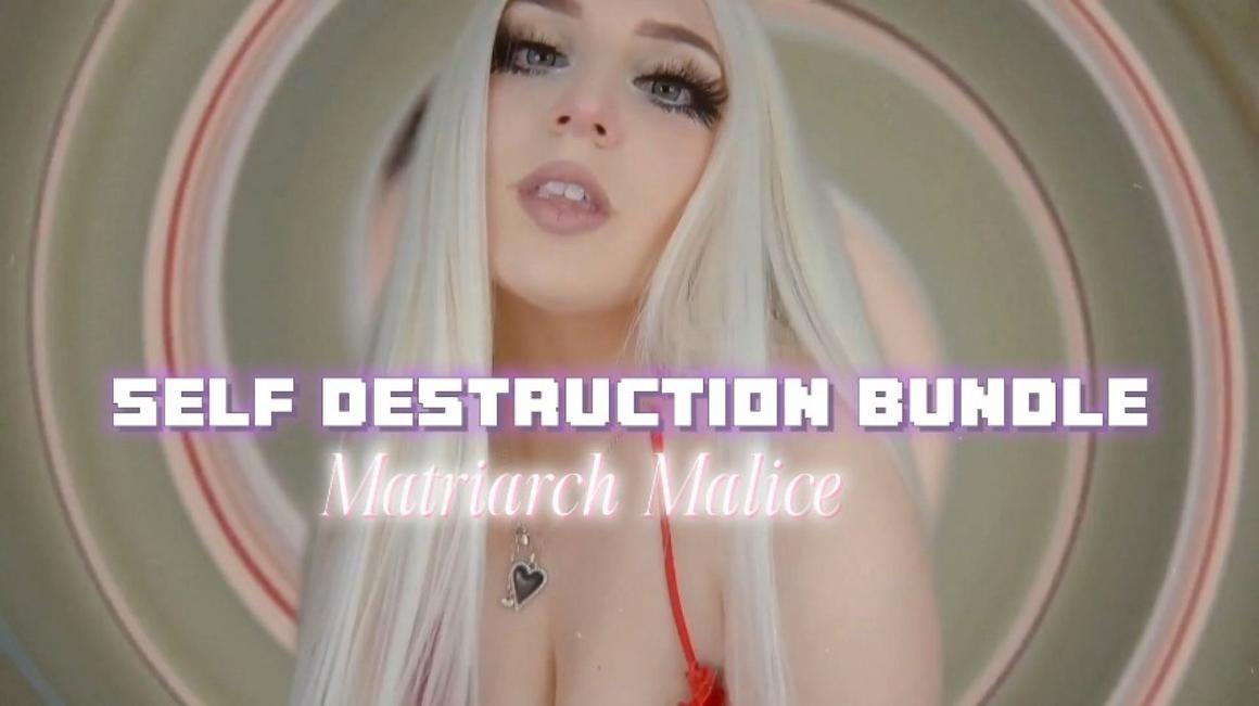 Poster for Self Destruction Bundle - August 09, 2023 - Manyvids Model - Missxxcharlotte - Financial Domination, Mesmerize (Финансовое Господство)