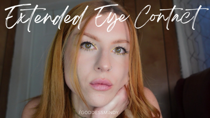 Poster for Manyvids Girl - Miss Mindy - Extended Eye Contact 10 Minutes - Eyecontact, Femaledomination (Мисс Минди)