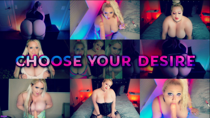 Poster for Manyvids Star - Choose Your Desire, & Cum Hard - Clubdinasky - Big Tits, Role Play (Большие Сиськи)