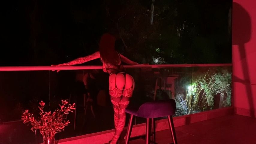 Poster for Show On My Balcony - Manyvids Star - Jessica Alvarez - Public Nudity, Dancing, Balcony (Джессика Альварес Танцы)