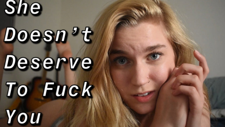 Poster for She Doesn'T Deserve To Fuck You - Jaybbgirl - Manyvids Star - Pov, Gfe, Taboo