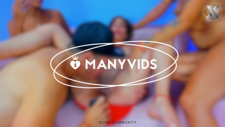 Poster for Manyvids Girl - Xlivestudio - Wow! Hole Destruction - Deepthroat, Orgy, Latina (Оргия)