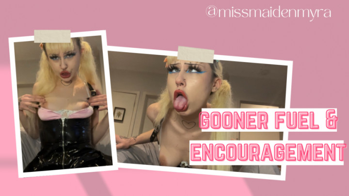 Poster for Manyvids Model - Gooner Fuel And Encouragement - Maiden_Myra - Jerk Off Instruction, Bimbo (Инструкция По Дрочке)