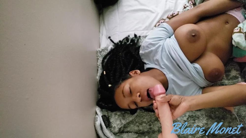 Poster for Blaire Monet A Sleepy Little Blowjob Pov - Manyvids Star - Blaire Monet - Cum In Mouth, Dildo Sucking, Amateur (Блэр Моне Кончить В Рот)