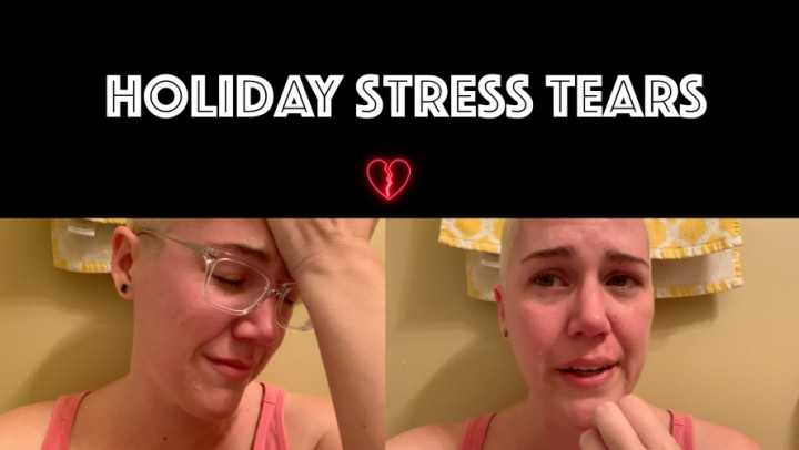 Poster for Holiday Stress Tears - Dec 27, 2022 - Ivystarshyne - Manyvids Girl - Confessions, Confession, Crying (Признания)