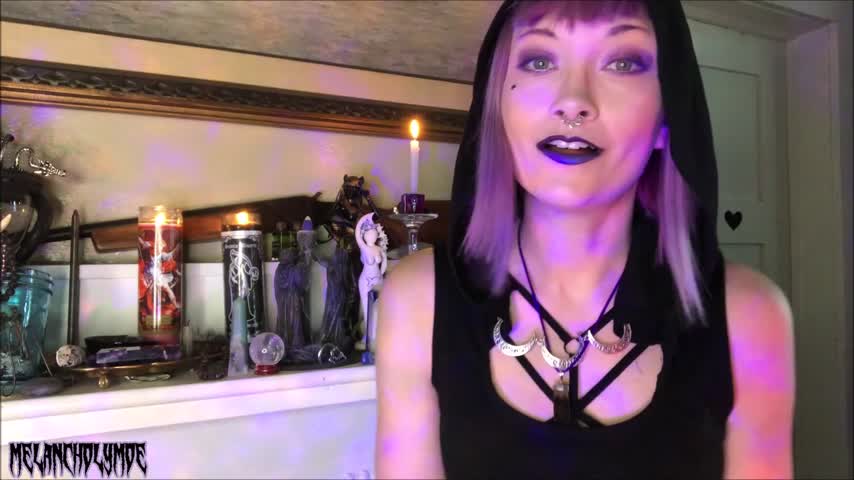 Poster for Manyvids Model - Power Ritual Smoke - March 25, 2019 - Missmelancholymoe - Smoking, Powerful Woman, Magic Control (Курение)