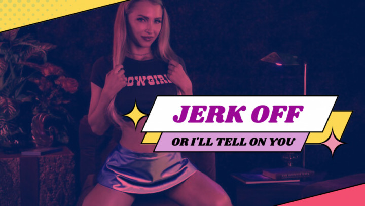 Poster for Jerk Off Or Ill Tell - Alix Lynx - Manyvids Girl - Joi, Jerkoffinstruction, Taboo (Аликс Линкс)