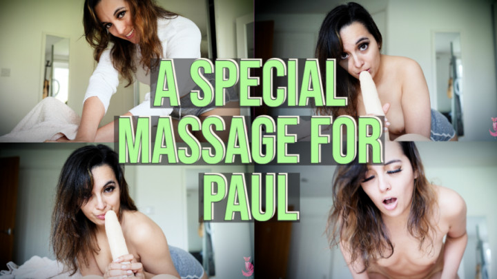 Poster for A Special Massage For Paul - Summer Fox - Manyvids Star - Cowgirl, Blowjob, Massage (Летняя Лиса Минет)