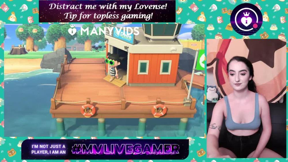 Poster for Manyvids Star - Gamer Girl Vlog - Littlebunnyb - Sfw, Sexy Gamer, Vlog (Влог)