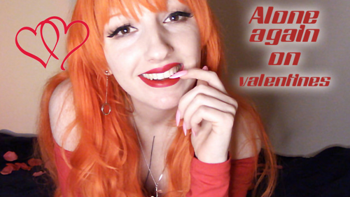 Poster for Manyvids Star - Ellie Haze - Alone Again On Valentines - Sfw, Verbal Humiliation, Gfe (Элли Хейз)