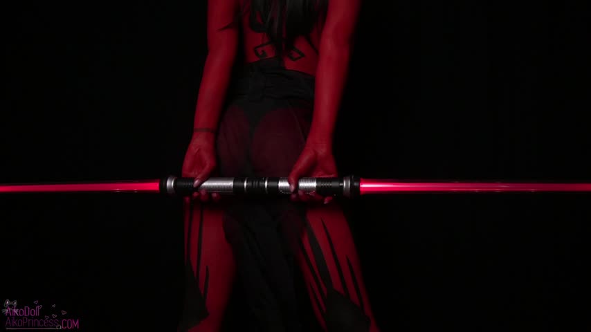 Poster for Manyvids Girl - Darth Maul Training : Star Wars - September 19, 2018 - Aiko Moe - Anal, Body Painting (Айко Мо Анал)