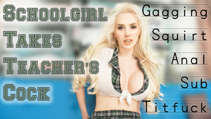 Poster for Manyvids Star - Schoolgirl Takes Teachers Cock - July 22, 2018 - Roxy Cox - Submissive Sluts, Anal, Squirt (Рокси Кокс Спринцовка)