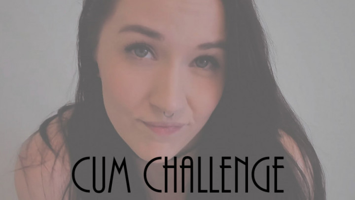 Poster for Cum Challenge - Nov 14, 2019 - Aliceblack - Manyvids Star - Challenges, Cock Tease, Cum Play (Дразнить Членом)