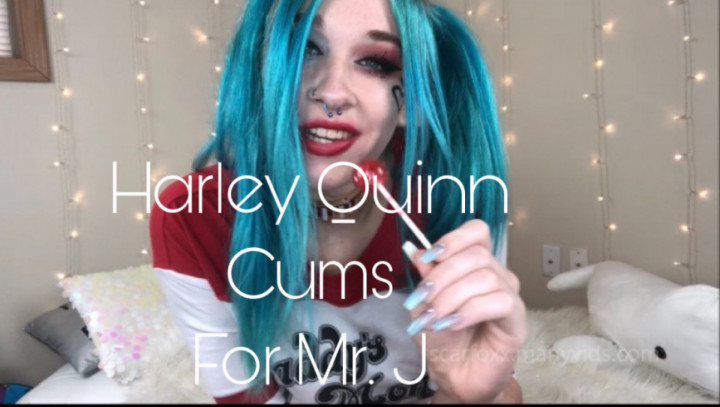 Poster for Manyvids Model - Harley Quinn Orgasms For Mr. J - Savannahxsiren - Oralfixation, Comicbookroleplay (Оралфиксация)