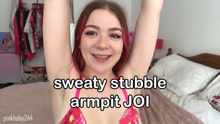 Poster for Manyvids Model - Sweaty Pits Joi - Pinkbaby24 - Hairy Armpits, Sweat Fetish (Волосатые Подмышки)