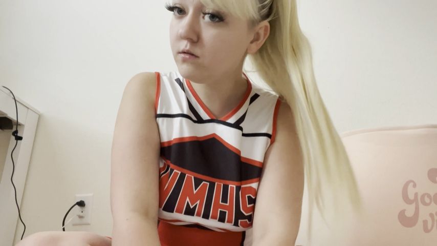 Poster for Katie Sinz - Manyvids Girl - Bratty Cheerleader Begs - Sep 12, 2021 - Dirty Talking, Teens (18+), Cheerleaders (Кэти Синц Грязные Разговоры)