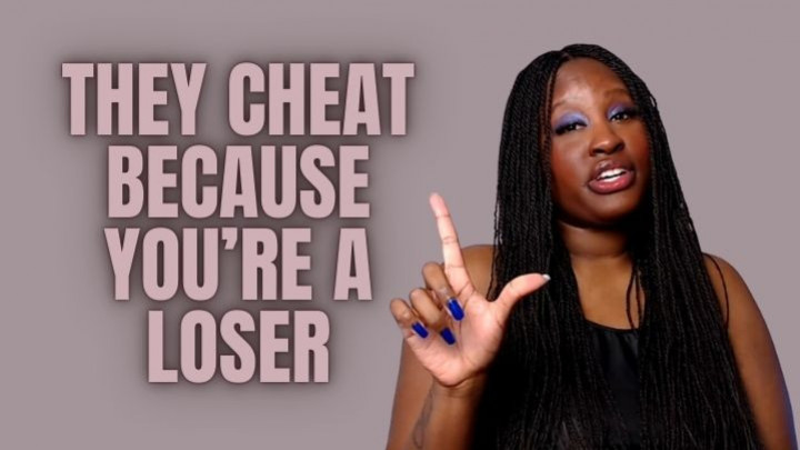 Poster for Unfriendlyblckhottie - Manyvids Star - They Cheat Because You'Re A Loser - Ebony Female Domination, Verbal Hardcore Humiliation (Словесное Хардкорное Унижение)